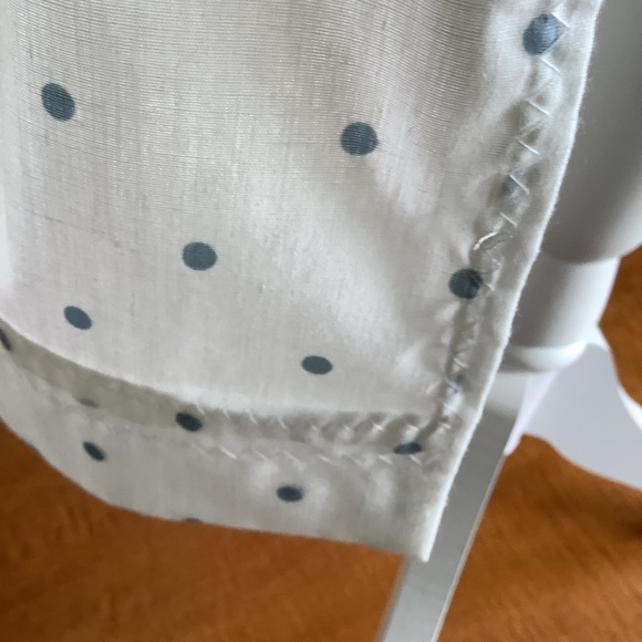 Vintage Polka Dot Half Apron with Big Blue Picture Pocket - Picture 9 of 12
